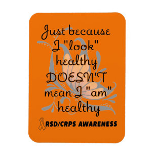 Imán "Mira" saludable/mariposa...RSD/CRPS