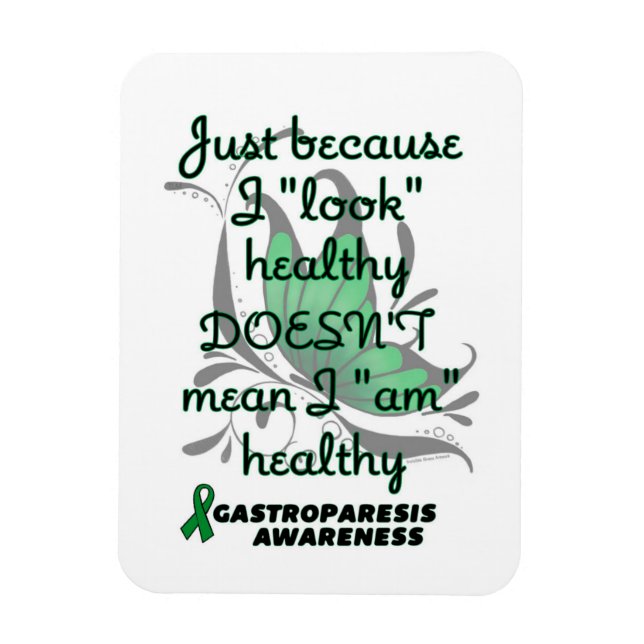 Imán "Mira" sana/mariposa... Gastroparesis (Vertical)