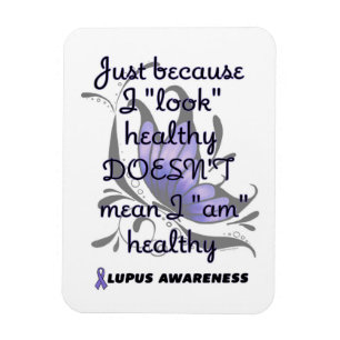 Imán "Mira" sana/mariposa...Lupus