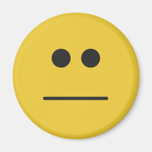 Imán Mirada fija en blanco