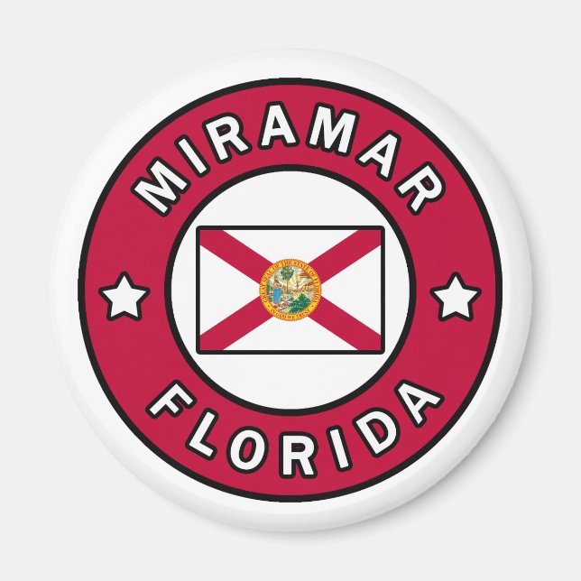 Imán Miramar Florida (Frente)