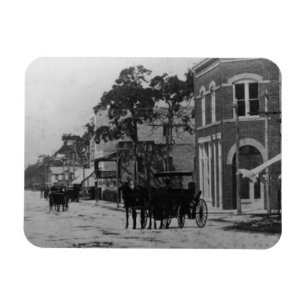 Imán Mirando hacia el oeste por la calle Flagler