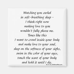 Imán Mirándole dormir