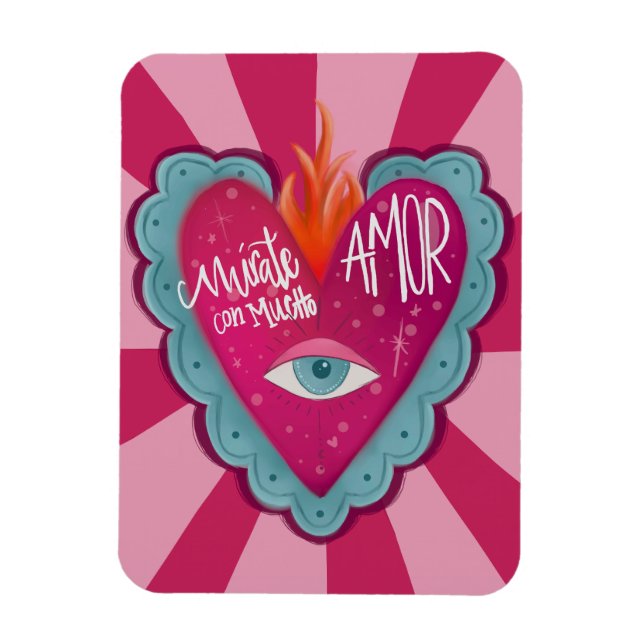 Imán Mírate con AMOR (Vertical)