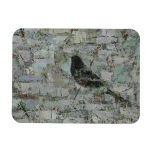 Imán Mirlo en árbol