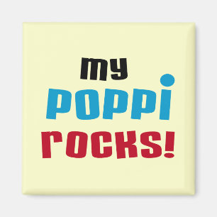 Imán Mis camisetas y regalos Rocks Poppi