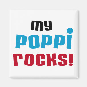 Imán Mis camisetas y regalos Rocks Poppi