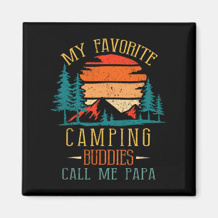 Imán Mis compañeros de camping favoritos me llaman Papá