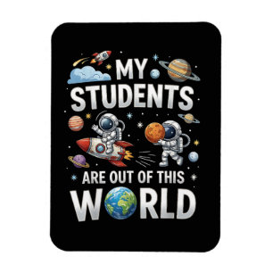 Imán Mis estudiantes están fuera en este mundo espacial