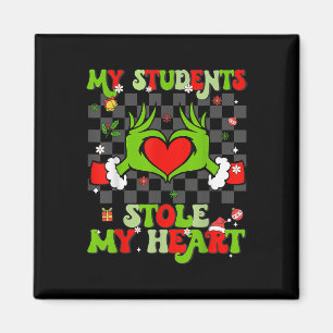 Imán Mis estudiantes robaron mi Navidad de corazón a ma