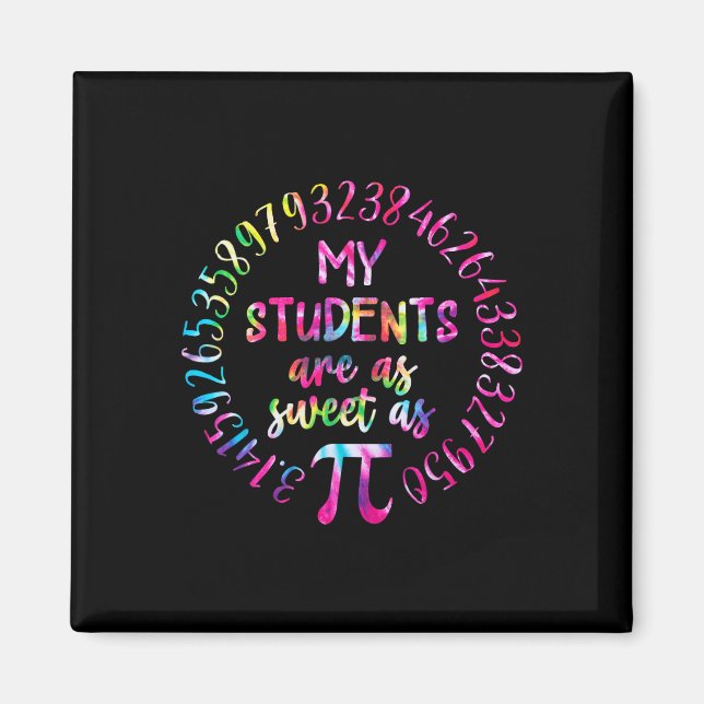 Imán Mis Estudiantes Son Tan Dulces Como El Profesor De (Frente)