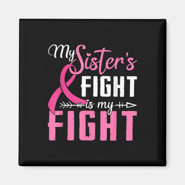Imán Mis Hermanas Luchan Contra El Cáncer De Mama (Frente)