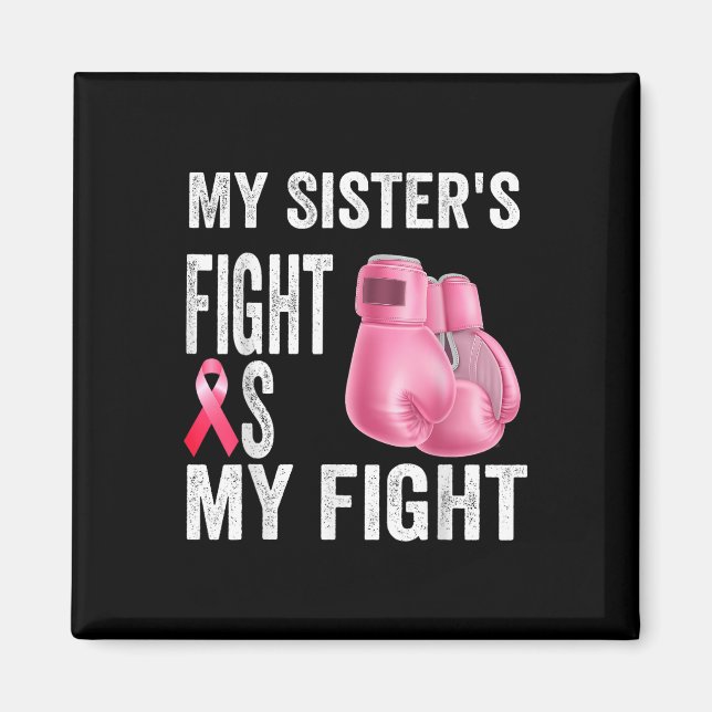 Imán Mis Hermanas Luchan Contra El Cáncer De Mama (Frente)