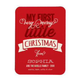 Imán Mis Navidades pequeños, , bebés, primero Navidades