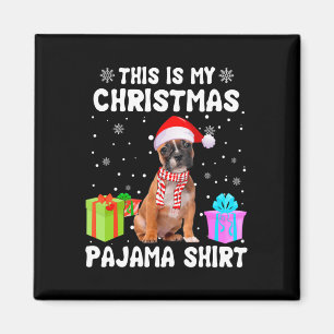 Imán Mis Navidades Perro Bulldog Francés Pajama Puppy L