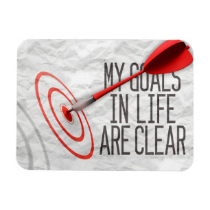 Imán "Mis objetivos son claros" Motivation Affirmation