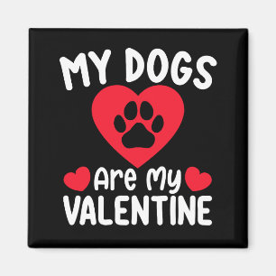 Imán Mis Perros Son Amantes De Mascotas Graciosas De Sa