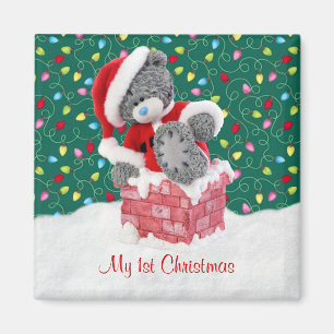 Imán Mis primeros Navidades - Santa Teddy Bear Magnet