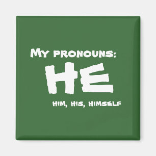 Imán Mis pronombres él