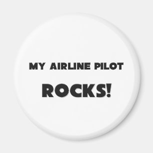 Imán ¡MIS ROCAS del piloto de la línea aérea!