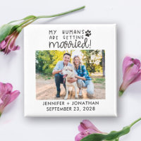 Mis seres humanos se casan con una foto de perro s