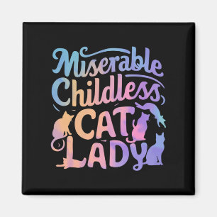 Imán Miserable dama de gato sin hijos