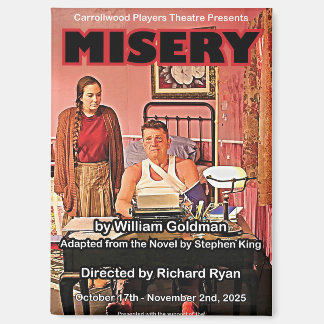 Imán Misery Poster Magnet