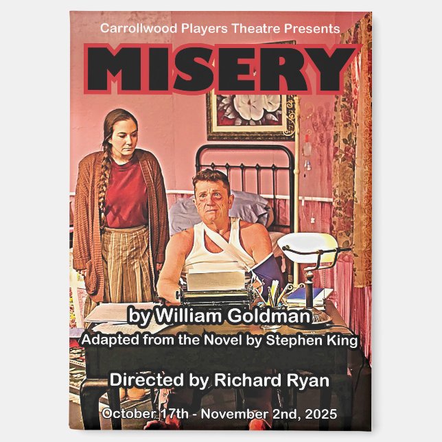 Imán Misery Poster Magnet (Anverso)