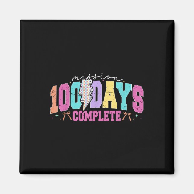 Imán Misión 100 Días Completar Diversos 100 Días De Esc (Frente)