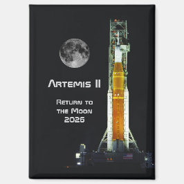 Imán Misión Artemis II a la Luna
