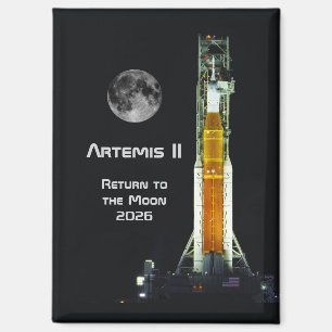 Imán Misión Artemis II a la Luna