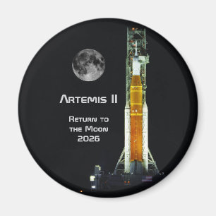 Imán Misión Artemis II a la Luna