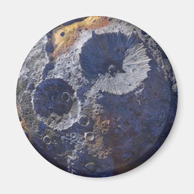 Imán Misión de Escultismo al Asteroide 16 Psique (Frente)