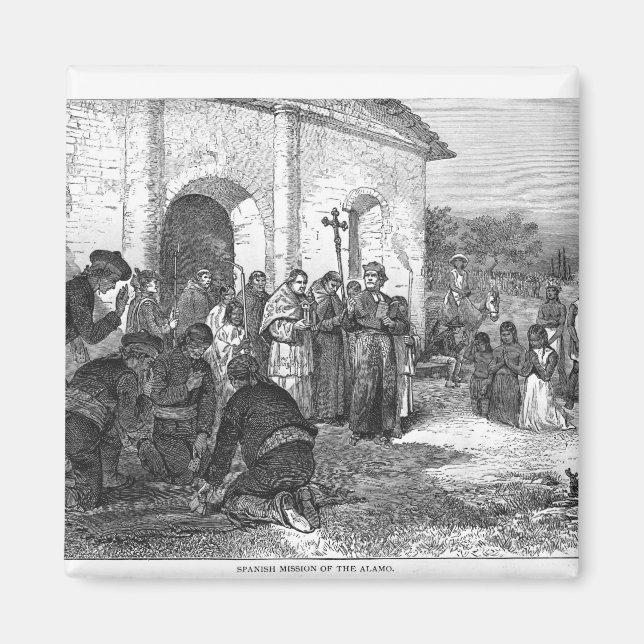 Imán Misión española del Álamo (Frente)