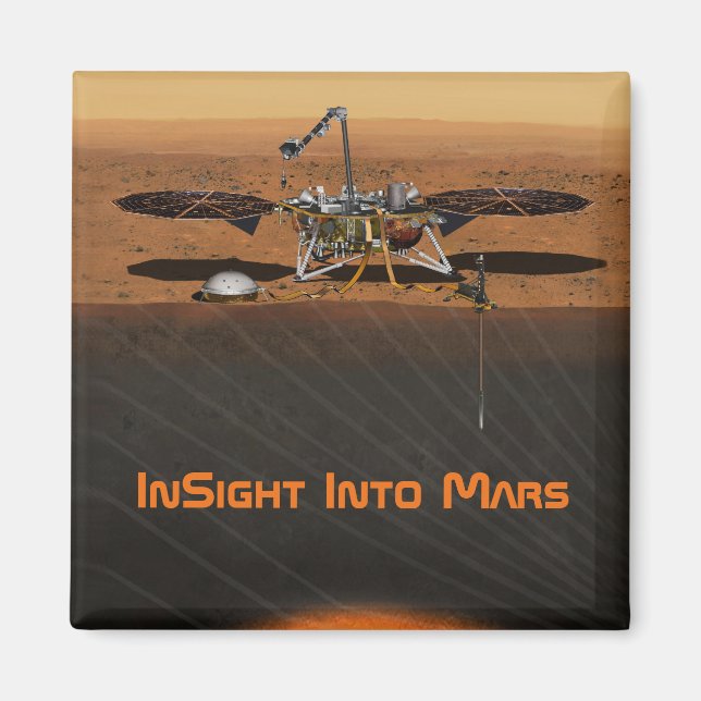 Imán Misión InSight Mars Lander (Frente)
