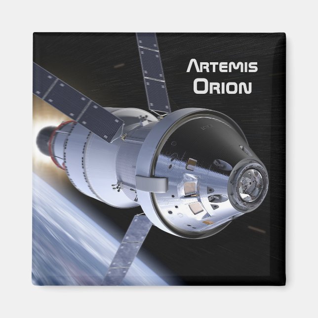 Imán Misión Moon de Artemis Orion SLS (Frente)