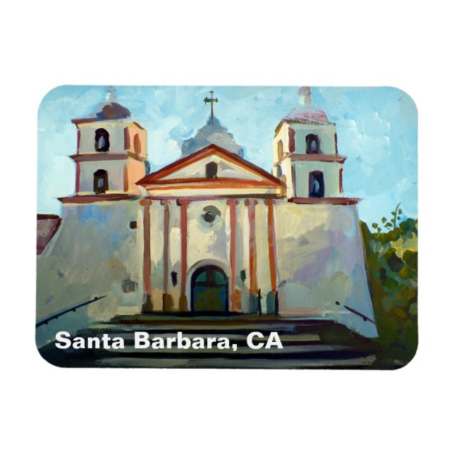 Imán Misión Santa Barbara, CA, Estados Unidos (Horizontal)