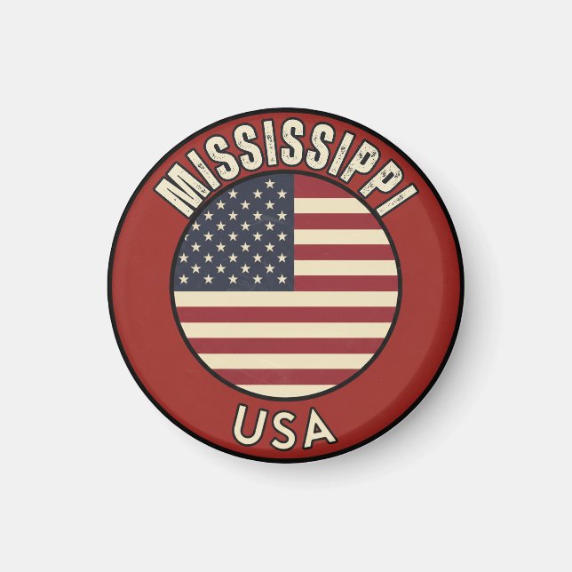 Imán Misisipi Estados Unidos de América (Frente)