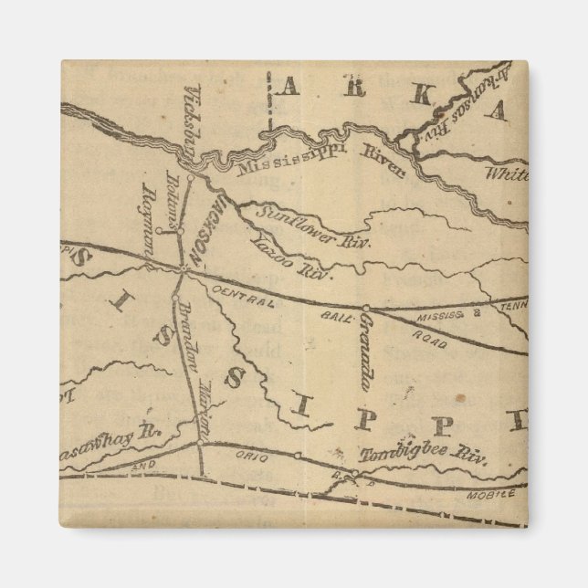Imán Misisipi, Luisiana, Arkansas (Frente)