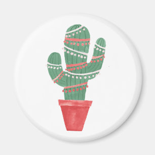 Imán Mismo un árbol de navidad del cactus