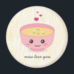 Imán Miso Love You<br><div class="desc">Ilustracion de sopa de miso. ¡Cielos!</div>