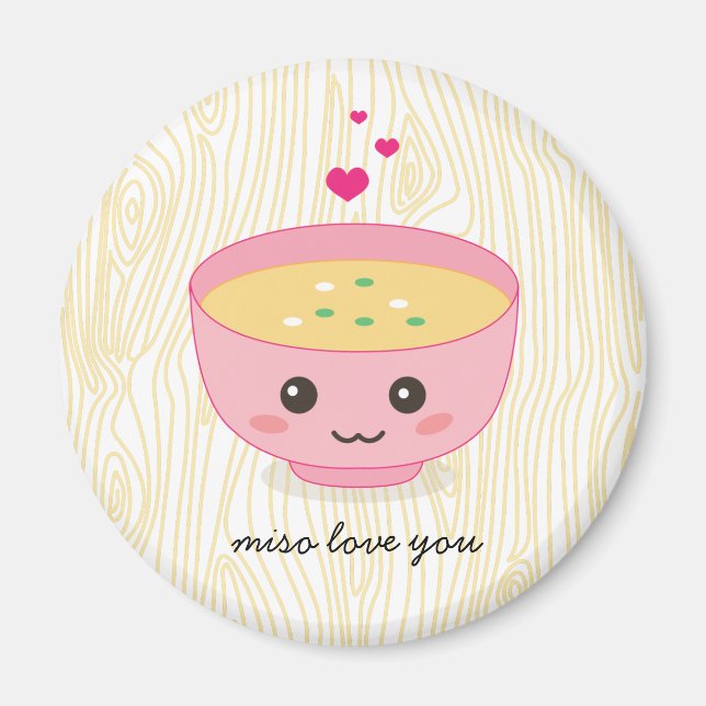Imán Miso Love You (Frente)