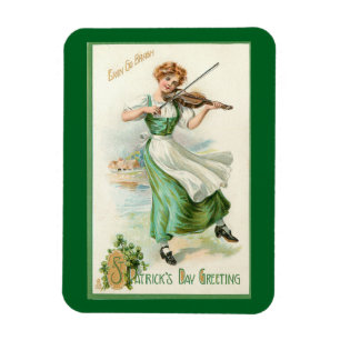 Imán Miss Irlandesa Con Magnate Flexible Violin