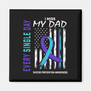 Imán Miss Mi papá Suicidio Estadounidense para la Preve
