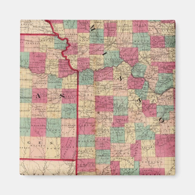 Imán Missouri y Kansas (Frente)