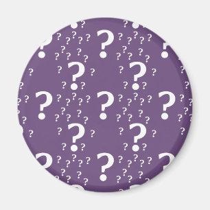 Imán Misterio marca de interrogación acertijo rompecabe