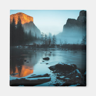 Imán Misty Sunset en Yosemite