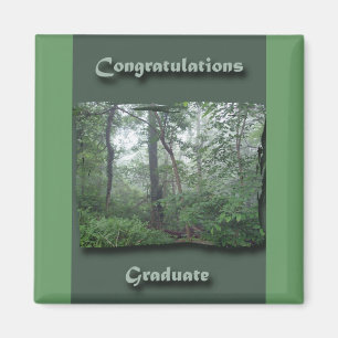 Imán Misty Woods felicitaciones Graduate Magnet