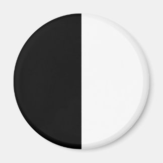 Imán mitad blanca mitad negra, mitad negra mitad blanca