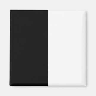 Imán mitad blanca mitad negra, mitad negra mitad blanca